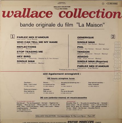 [Pochette de La maison (B.O.F.  Films ) - verso]