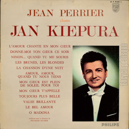 [Pochette de Chante Jan Kiepura (Jean PERRIER)]