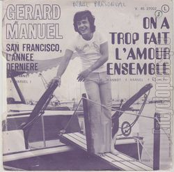 [Pochette de On a trop fait l’amour ensemble (Grard MANUEL) - verso]