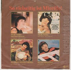 [Pochette de Nimm noch einmal die gitarre (Mireille MATHIEU) - verso]