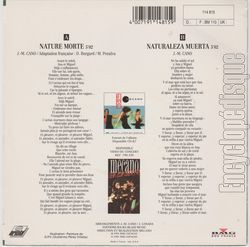 [Pochette de Nature morte (MECANO) - verso]