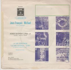 [Pochette de Adios qurida luna (Jean-Franois MICHAL) - verso]