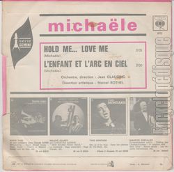 [Pochette de Hold me… Love me… (MICHALE) - verso]