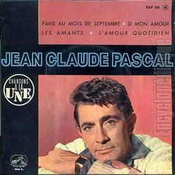 [Pochette de Paris au mois de Septembre (Jean-Claude PASCAL)]