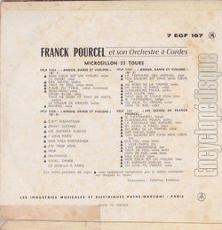 [Pochette de Les lavandires du Portugal (Franck POURCEL) - verso]