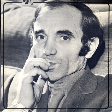 [Pochette de Face au public… (Charles AZNAVOUR) - verso]