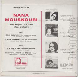 [Pochette de Celui que j’aime (Nana MOUSKOURI) - verso]