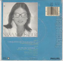 [Pochette de Chiquitita (Dis-moi pourquoi) (Nana MOUSKOURI) - verso]