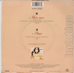 [Pochette de Gloria eterna (Nana MOUSKOURI) - verso]