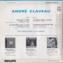 [Pochette de La chapelle au clair de lune (Andr CLAVEAU) - verso]