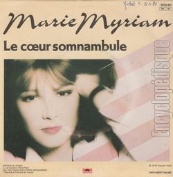 [Pochette de Toujours partir (Marie MYRIAM) - verso]