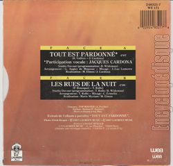 [Pochette de Tout est pardonn (Marie MYRIAM et Jacques CARDONA) - verso]