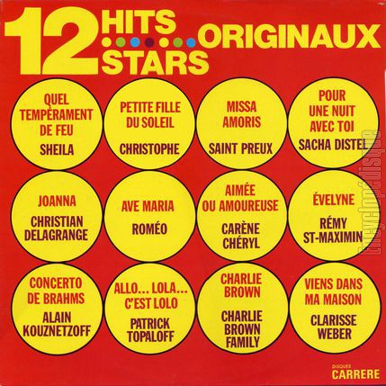 [Pochette de 12 Hits 12 Stars (COMPILATION)]