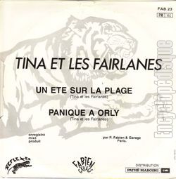 [Pochette de Un t sur la plage (TINA et les FAIRLANES) - verso]