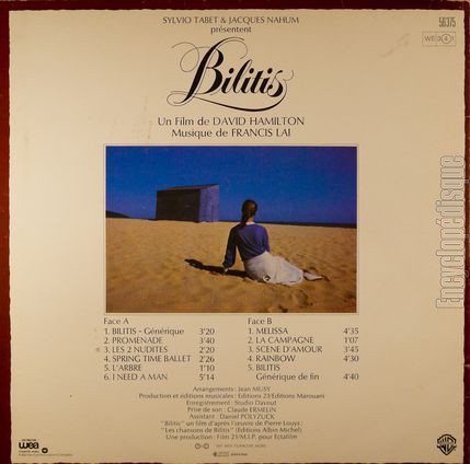 [Pochette de Bilitis (B.O.F.  Films ) - verso]