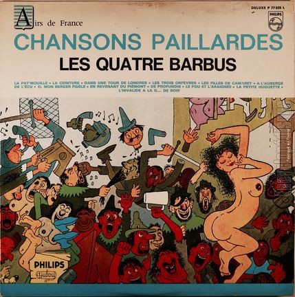 [Pochette de Chansons paillardes (Les QUATRE BARBUS)]