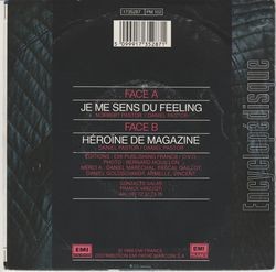 [Pochette de Je me sens du feeling (Thierry PEINADO) - verso]