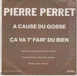 [Pochette de  cause du gosse (Pierre PERRET) - verso]