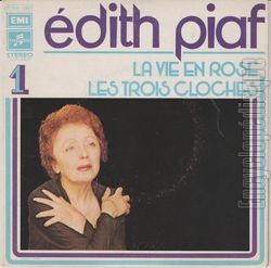 [Pochette de La vie en rose / Les trois cloches - 1 (dith PIAF)]