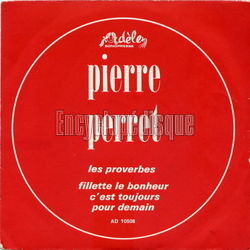 [Pochette de Les proverbes (Pierre PERRET)]