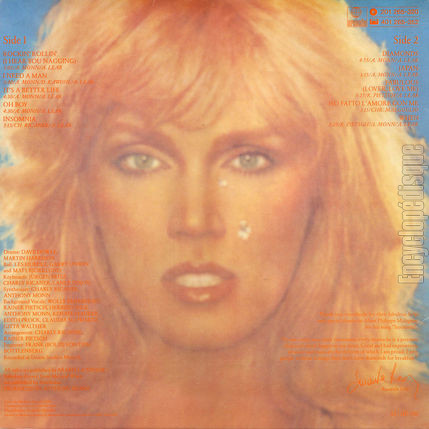 [Pochette de Diamonds for breakfast (Amanda LEAR) - verso]