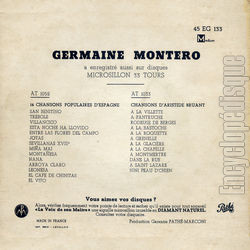 [Pochette de Paris canaille (Germaine MONTERO) - verso]