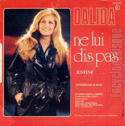 [Pochette de Ne lui dis pas (DALIDA) - verso]