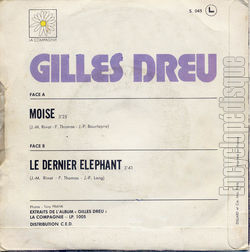 [Pochette de Mose (Gilles DREU et Nicole CROISILLE) - verso]