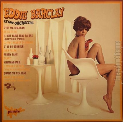 [Pochette de C’est ma chanson, Ta ta ta, Gant… (Eddie BARCLAY)]