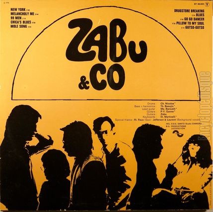 [Pochette de Zabu & Co (ZABU & CO) - verso]