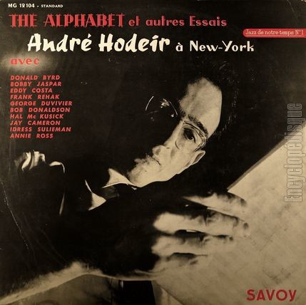 [Pochette de The Alphabet et autres essais (Andr HODEIR)]