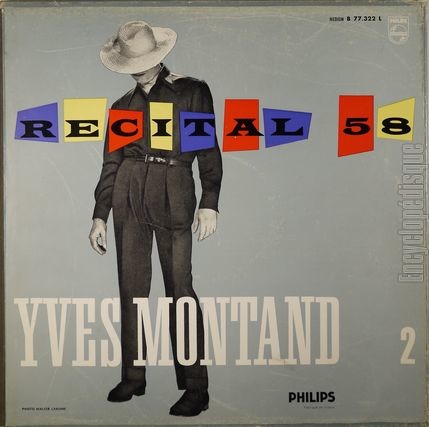 [Pochette de Rcital 58 - coffret 2 disques - (Yves MONTAND)]