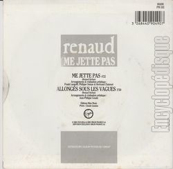 [Pochette de Me jette pas (RENAUD) - verso]