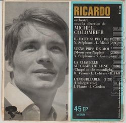 [Pochette de Il faut si peu de pluie (RICARDO) - verso]