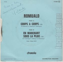 [Pochette de Corps  corps (ROMUALD) - verso]