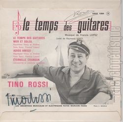 [Pochette de Le temps des guitares (Tino ROSSI) - verso]