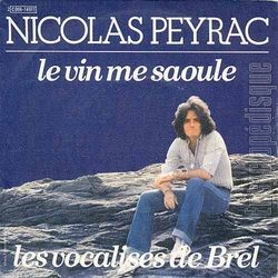 [Pochette de Le vin me saoule (Nicolas PEYRAC)]