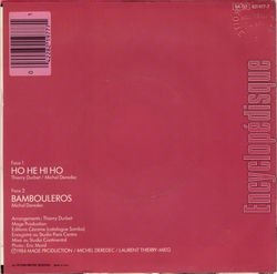 [Pochette de Ho he hi ho (RITON (Liebman)) - verso]