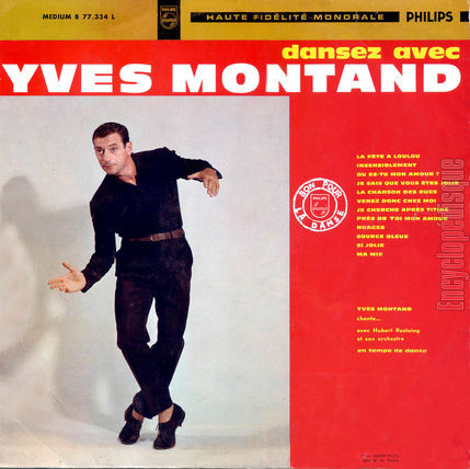 [Pochette de Dansez avec Yves Montand (Yves MONTAND)]