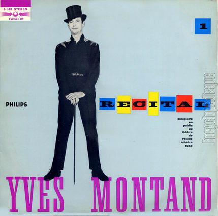 [Pochette de Rcital 1 (Yves MONTAND)]