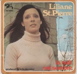 [Pochette de Si tu pars (Liliane SAINT PIERRE) - verso]