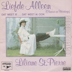 [Pochette de Liefde alleen (Liliane SAINT PIERRE)]