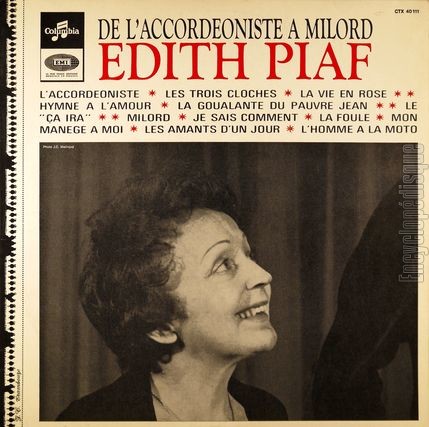 [Pochette de De L’accordoniste  Milord (dith PIAF)]