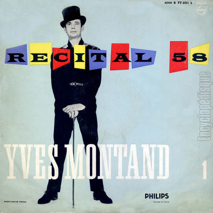 [Pochette de Rcital 58 (Yves MONTAND)]