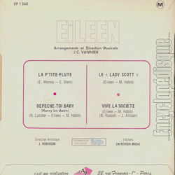 [Pochette de La p’tite flte (EILEEN) - verso]