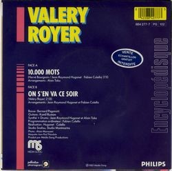 [Pochette de 10.000 mots (Valery ROYER) - verso]