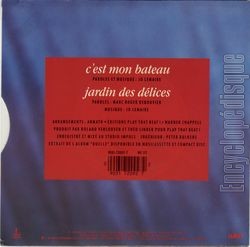 [Pochette de C’est mon bateau (Jo LEMAIRE) - verso]