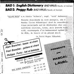 [Pochette de English dictionary (BAD VIRUS) - verso]