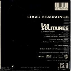 [Pochette de Les solitaires (Lucid BEAUSONGE) - verso]