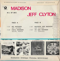 [Pochette de Big madison (Jeff CLYTON) - verso]